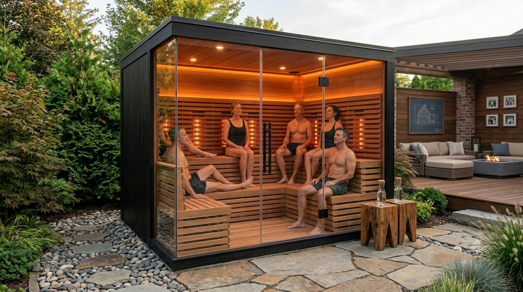 Apex Square Cabin Sauna