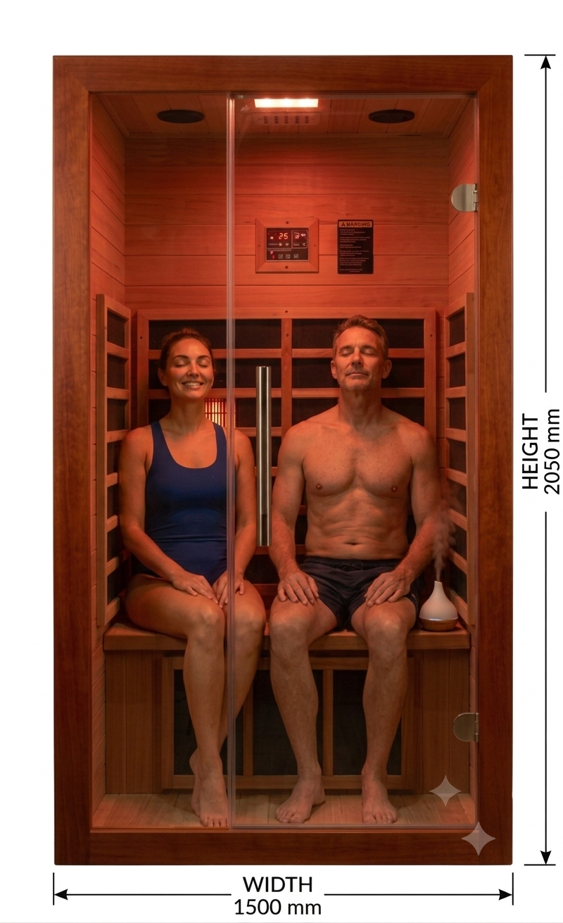 Two Person Infrared Indoor Sauna