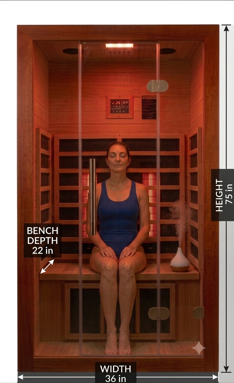 One Person Infrared Indoor Sauna