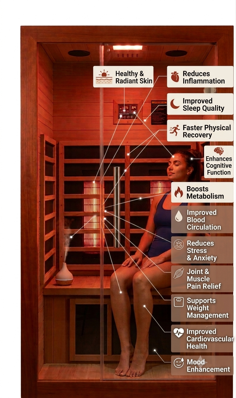 One Person Infrared Indoor Sauna