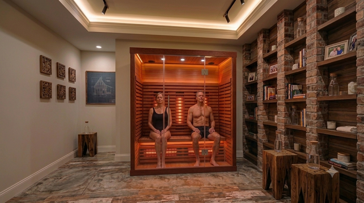 4 Person Infrared Indoor Sauna