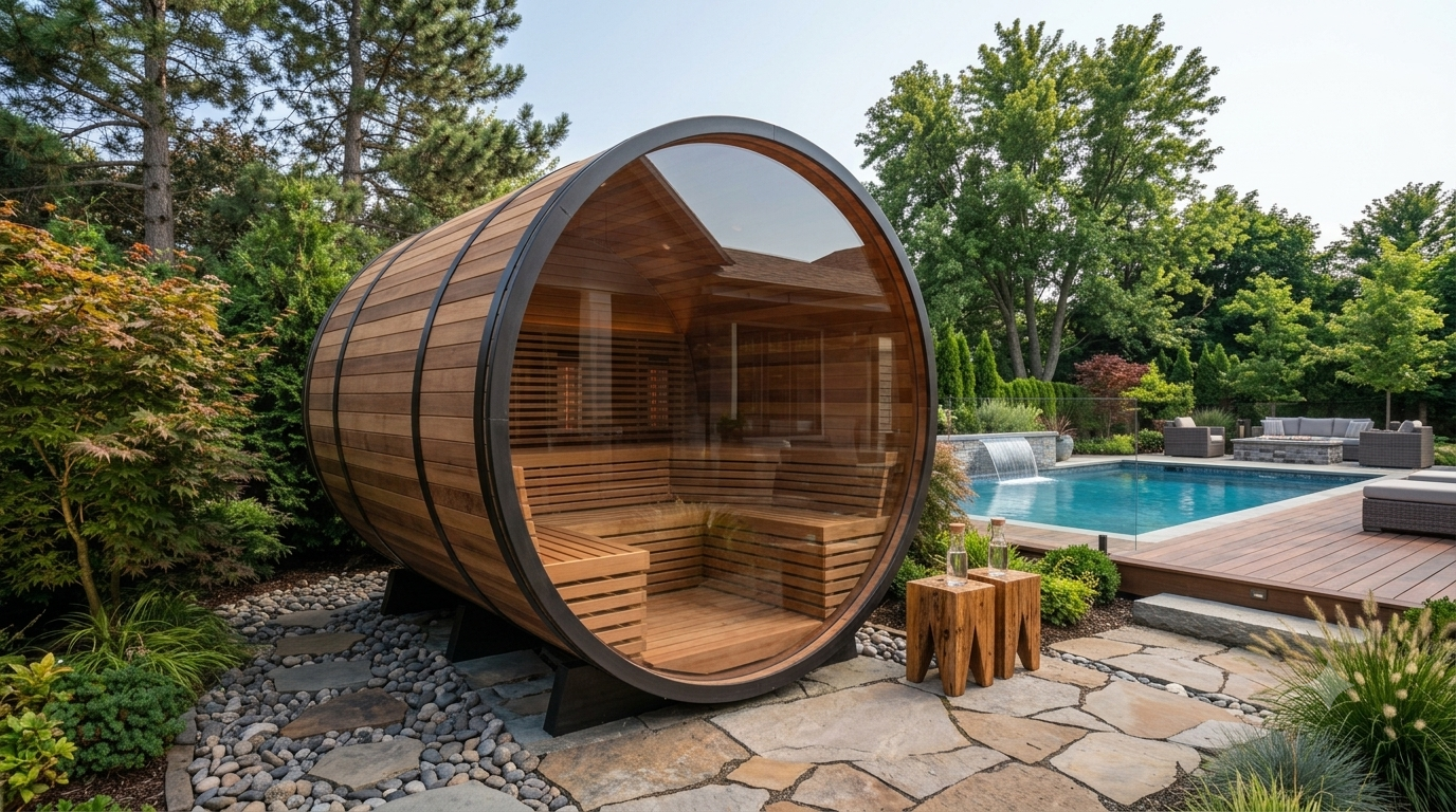 Horizon Panoramic Barrel Sauna