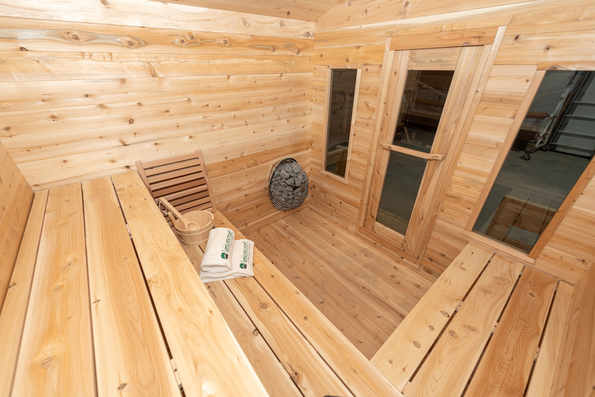 CT Georgian Cabin Sauna with Porch