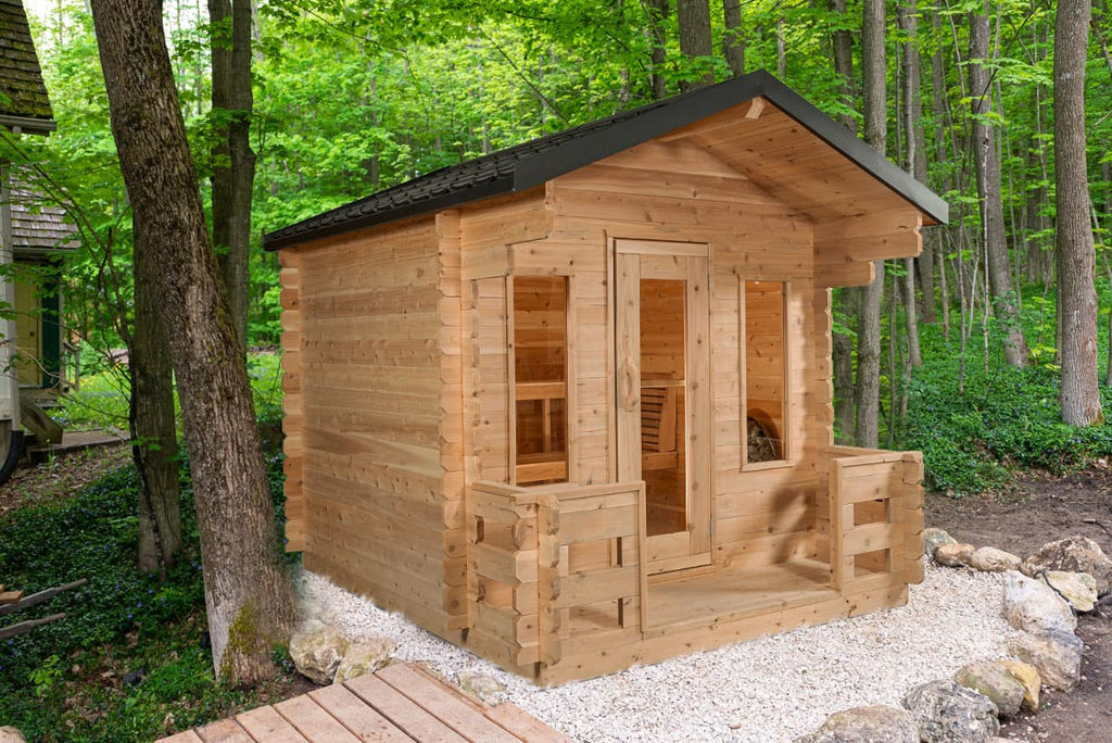 CT Georgian Cabin Sauna with Porch