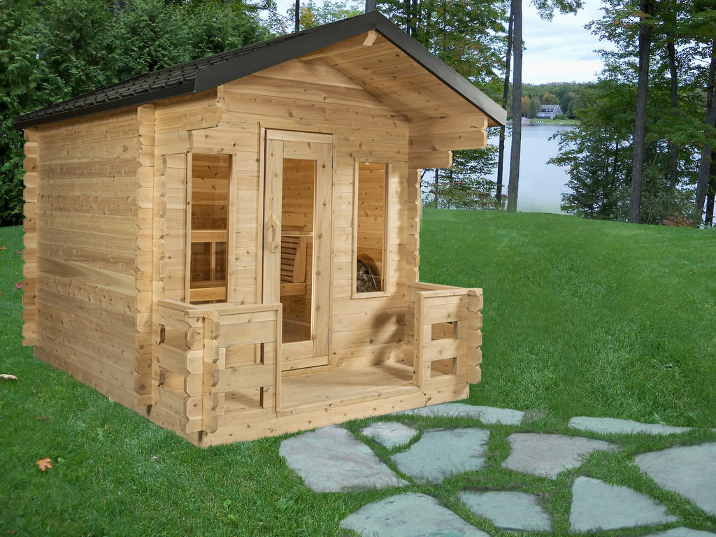 CT Georgian Cabin Sauna with Porch