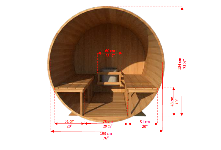 CT Serenity Barrel Sauna