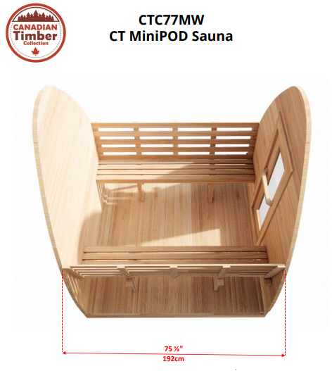 CT MiniPOD Sauna