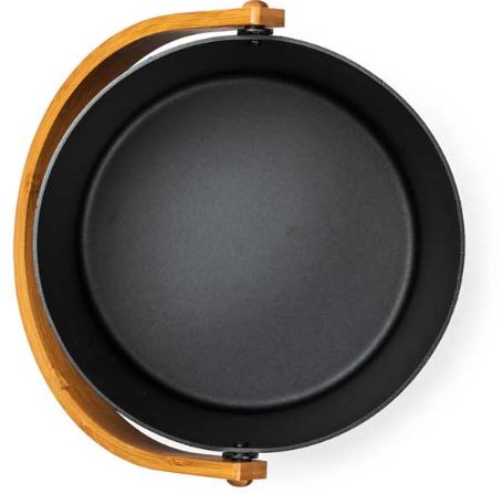 Narvi Black Sauna Bucket & Ladle