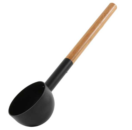 Narvi Black Sauna Bucket & Ladle