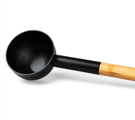 Narvi Black Sauna Bucket & Ladle