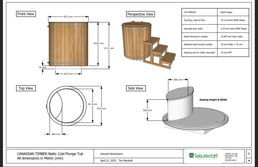 The Baltic Plunge Tub