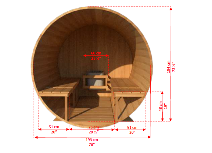 CT Tranquility Barrel Sauna