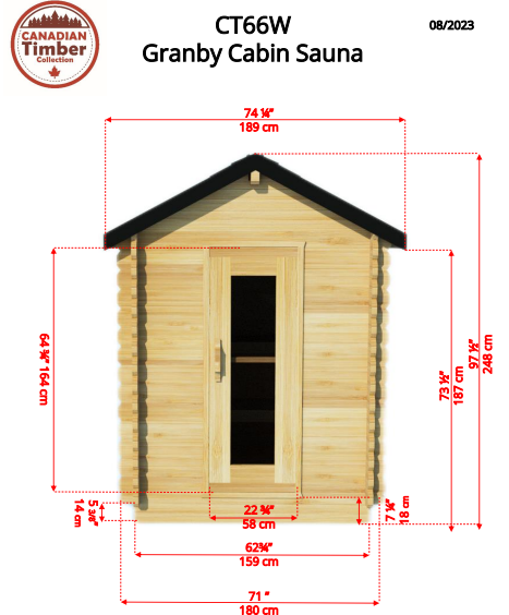 CT Granby Cabin Sauna